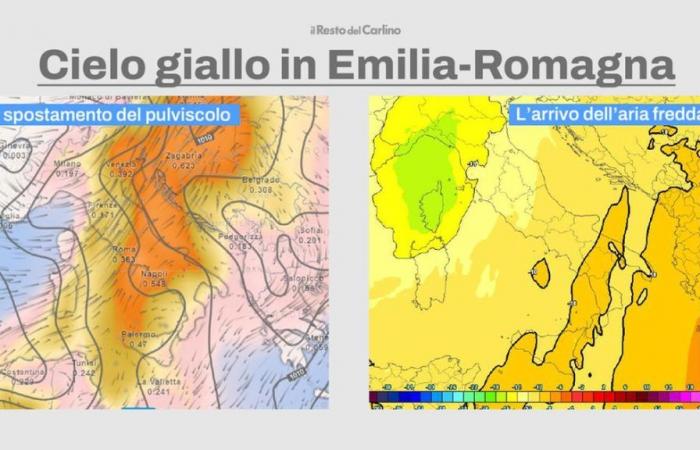 Gelber Himmel in der Emilia-Romagna, wie lange wird er dort bleiben? Die Meinung des Experten