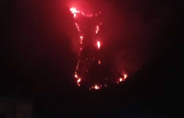 Feuer in den Camaldoli, neuer Brand in der Nacht auf der Pianura-Seite