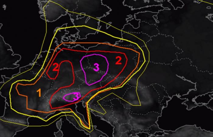 „Tornadogefahr zwischen Trentino-Südtirol und der Lombardei“: die Warnung der europäischen Sturmprognose