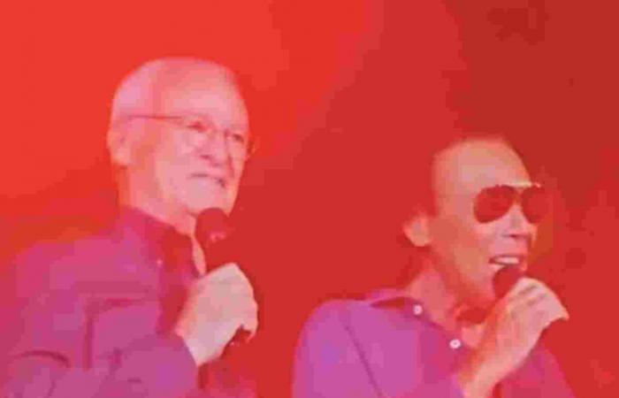 Rom, Antonello Venditti ruft Claudio Ranieri als Sänger auf seiner Tournee an. Video