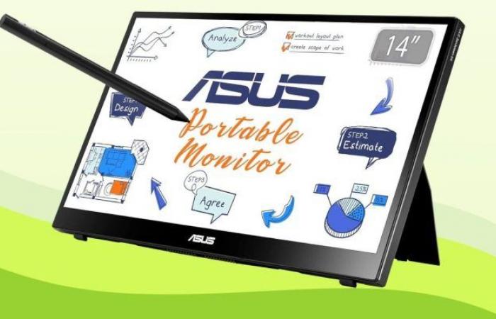 Tragbarer ASUS ZenScreen Ink-Monitor zum niedrigsten Preis auf Amazon (-31 %)