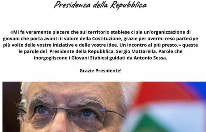 Castellammare, Mattarella schreibt an die Jugendlichen von Arm: Die Werte der Verfassung weitertragen – Ein Treffen mit dem Staatsoberhaupt ist geplant