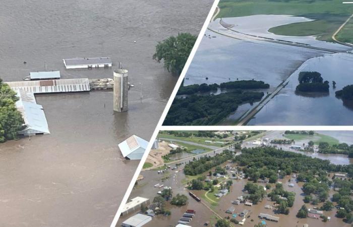 USA im Griff von Hitze und sintflutartigen Regenfällen: Überschwemmungen und Evakuierungen, Iowa unter Wasser