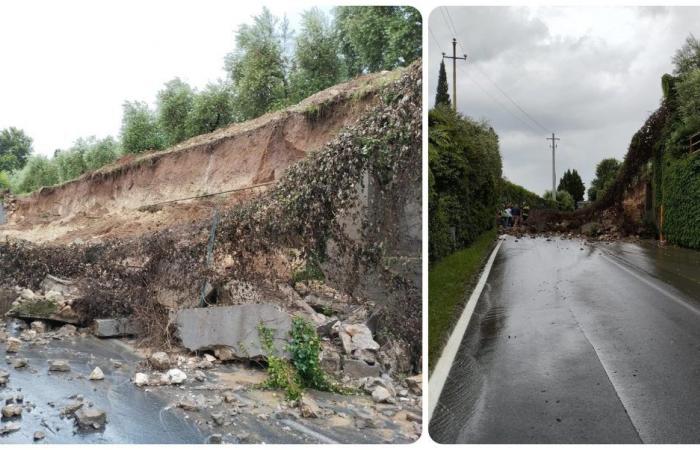 Sturm am Gardasee: Erdrutsch in San Felice del Benaco, Frau in Auto in Manerba eingeklemmt