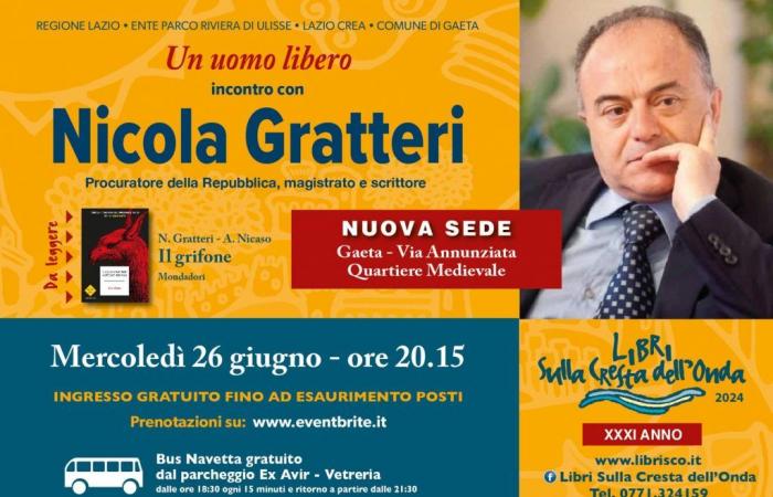 Gaeta / „Ein Treffen eines freien Mannes mit Nicola Gratteri“, die XXXI. Ausgabe von „Books on the Crest of the Wave“ beginnt