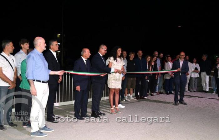 Hippodrom, während des Bronchi Combustibili Award wurde die neue Bühne mit Andrea Dovizioso eingeweiht