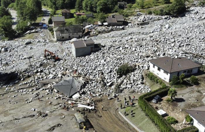 Nach den Überschwemmungen in Mesolcina werden noch immer zwei Menschen vermisst