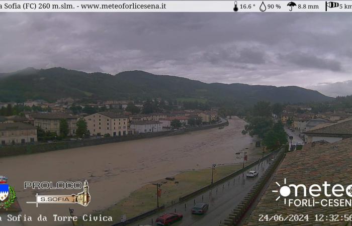 Überschwemmung in Bagno di Romagna