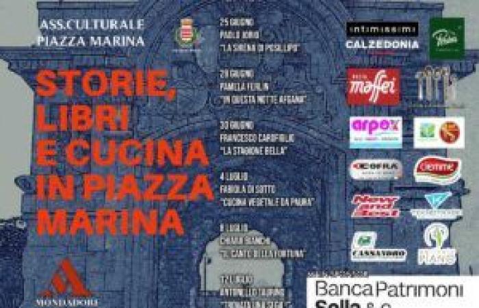 Geschichten, Bücher und Kochen auf der Piazza Marina, in Barletta gibt es Paolo Jorio mit „Die Meerjungfrau von Posillipo“