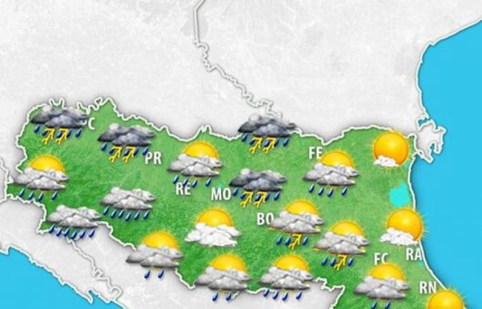 Wetter Emilia Romagna. Gewitter, Hagel, Regengüsse und unterdurchschnittliche Temperaturen bis Mittwoch. Dann kehrt der Sommer zurück « 3B Meteo