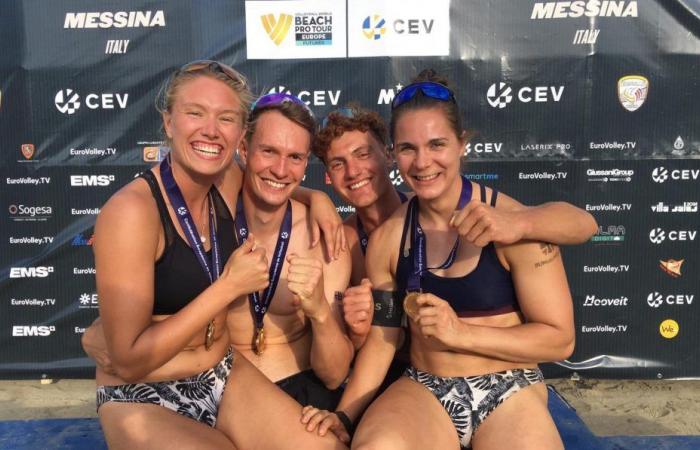 Messina. Beachvolleyball am Dom, deutscher Triumph für Italien mit zwei Bronzen