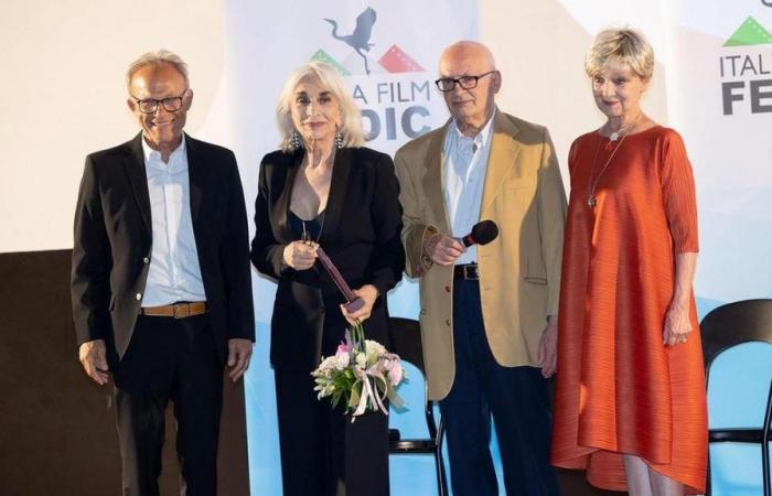Die Italia Film Fedic Awards. Anna Bonaiuto die Protagonistin