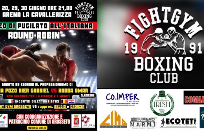 Boxtreffen Fight Gym Grosseto am 28., 29. und 30. Juni in der La Cavallerizza Arena auf den Medici-Mauern – Grosseto Sport