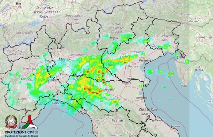 Schlechtes Wetter in der Nacht von Nord nach Süd: Emilia-Romagna, Toskana und Venetien am stärksten betroffen