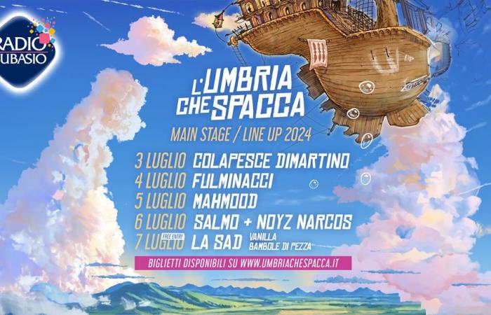 L’Umbria che Spacca 2024: vom 3. bis 7. Juli immer mit Radio Subasio