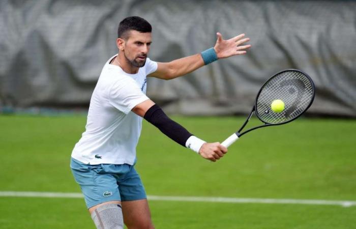 Djokovic trainiert bereits in Wimbledon: „Wenn ich mein Bestes geben kann, werde ich spielen“