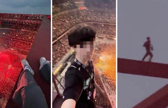17-Jähriger klettert auf die Spitze des San-Siro-Stadions. «Ich bin 80 Polizisten entkommen»