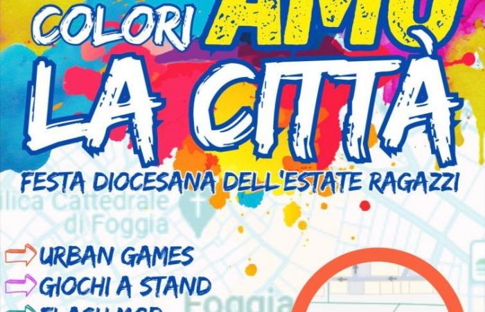 Diözese: Foggia-Bovino, am 27. Juni das erste diözesane Sommerfest für Kinder unter dem Thema „ColoriAmo la città“ mit Msgr. Ferretti