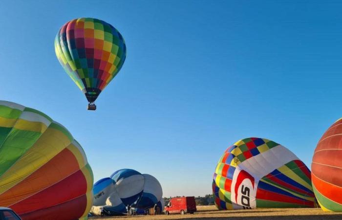 Das Canyon Balloon Festival in Taranto mit der Widmung an Domenico Modugno: „Im Heißluftballon nach der Melodie von Volare“