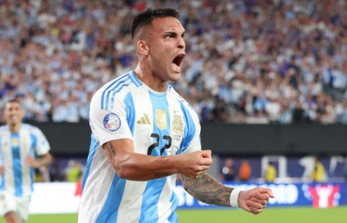 Beim America’s Cup schlägt Argentinien Chile durch ein Tor von Lautaro