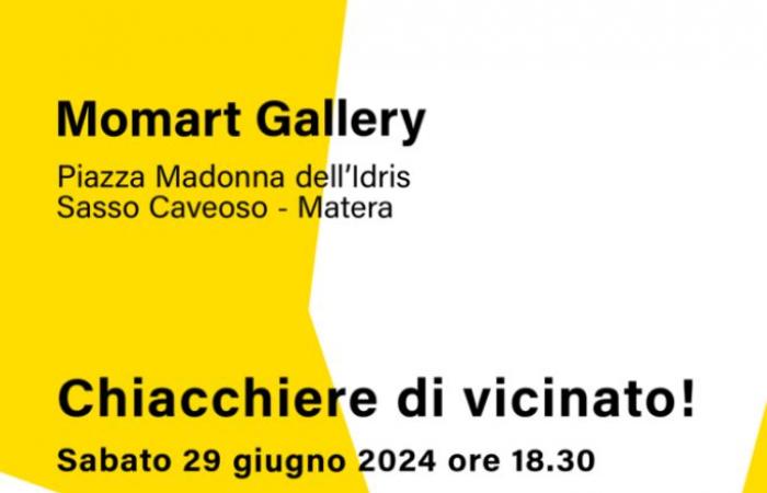 Nachbarschaftsgespräch und Finissage der Habitat-Ausstellung in Matera, gefördert von der Momart Gallery