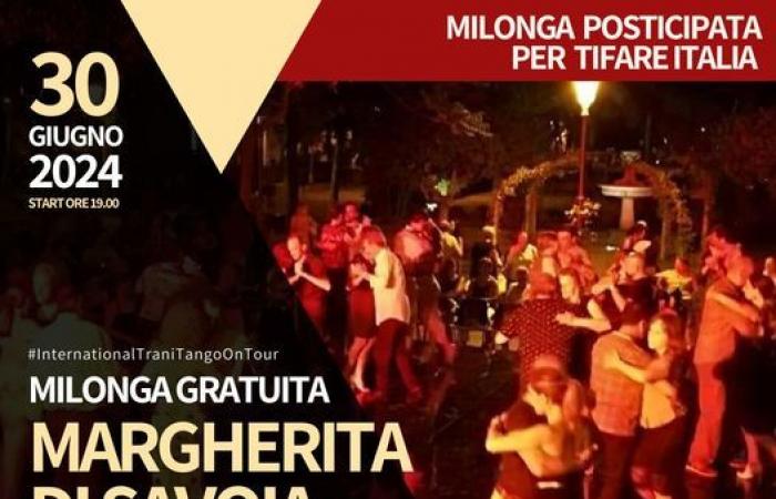 Im Vorfeld des International Trani tanze ich auch Tango auf der Milonga in Margherita di Savoia