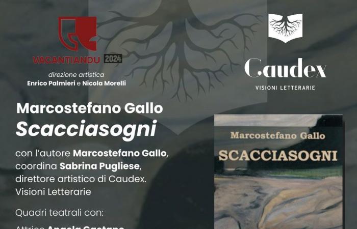 Lamezia, „Scacciasogni“ von Marcostefano Gallo am 28. Juni im Grandinetti-Theater