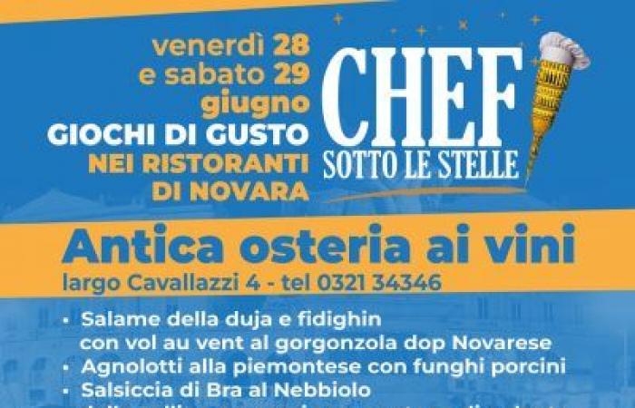 In Novara am Freitag, den 28. und Samstag, den 29. Juni. Chefkoch unter den Sternen, Sonderausgabe von Streetgames