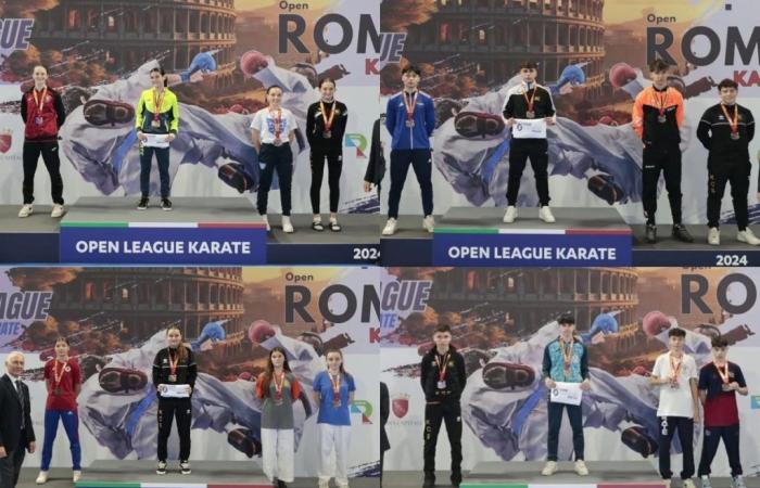 Karate. Sechs Medaillen für den Karate Club Savona bei der Open League in Rom – Svsport.it