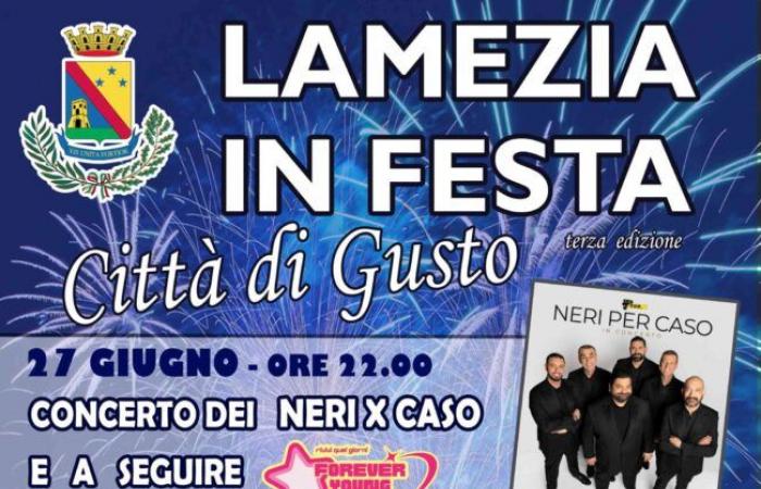 Neri per Caso und Ron für „Lamezia in Festa“. Donnerstag und Freitag auf dem Corso Numistrano