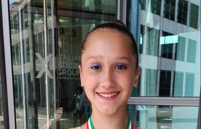 Rhythmische Sportgymnastik, Graziana Amenta gewinnt den nationalen Allieve 4-Titel im Korb