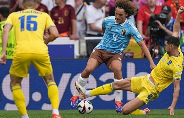 Bei der EM 2024 ist die Ukraine aus dem Turnier ausgeschieden. Belgien, Zweiter im Achtelfinale, trifft auf Frankreich