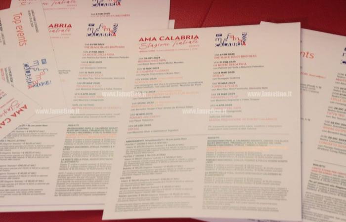 Lamezia, der Kalender der 47. MusicAMA und der Theatersaison 2024/25 der AMA Calabria präsentiert