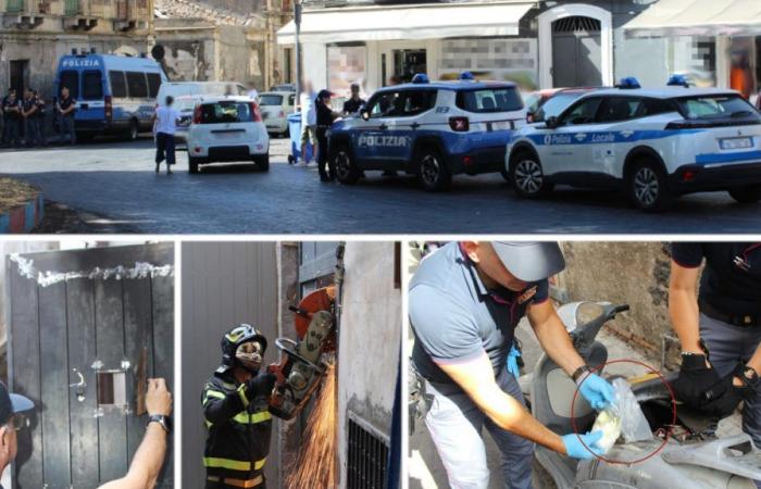 Catania, Razzia der Polizei in San Cristoforo: Kneipe für Kriminelle geschlossen und Drogen beschlagnahmt