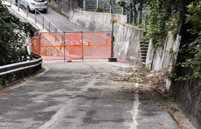 Das Viertel ist von Como, Civiglio und dem Erdrutsch nahezu isoliert: Die Straße wird Ende November wieder geöffnet. Dringender Befehl von Bürgermeister Rapinese
