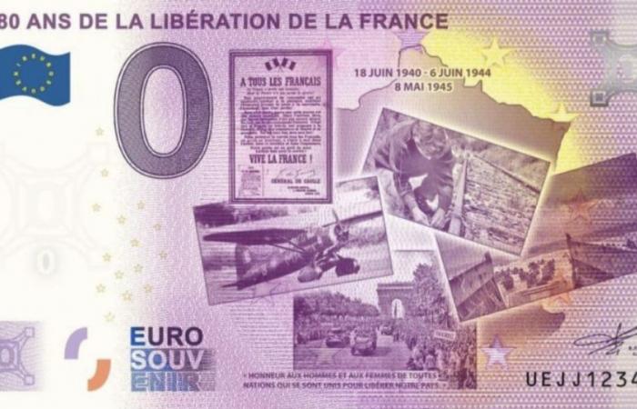 Euro-Banknotenspeicher, die 0-Euro-Banknote kommt an