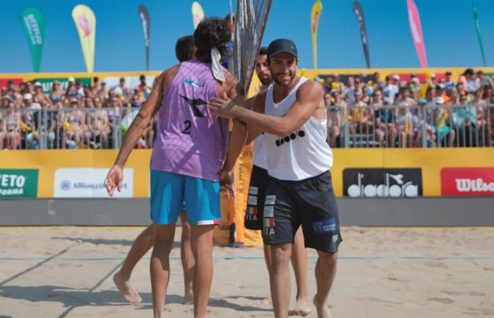 Beachvolleyball, die zweite Etappe der italienischen Absolutmeisterschaft in Catania