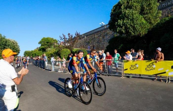 Tour de France 2024, die Präsentation der Il Tirreno-Teams in Florenz