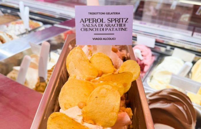 Trebottoni aus Reggio Calabria präsentiert die Geschmacksrichtung Aperol Spritz