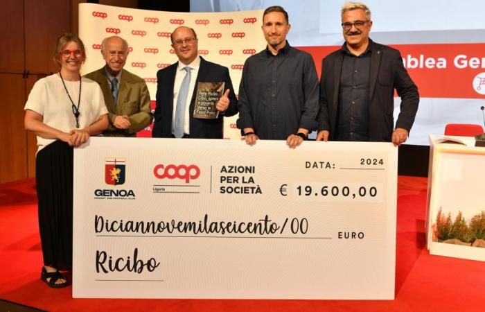 Genua für soziale Belange, 40.000 Euro gespendet an Gaslini und „Punto e…Aiuto“