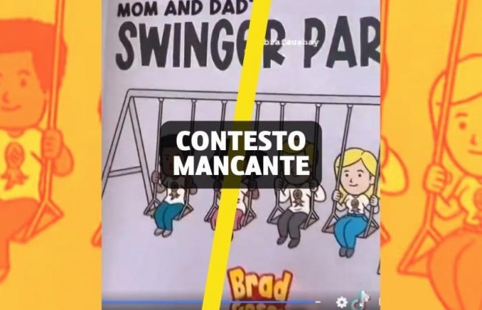 Dieser Swinger-Comic ist für Erwachsene gedacht, nicht für Kinder