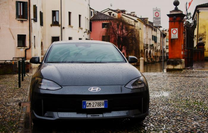 In Treviso und Umgebung mit dem Hyundai Ioniq 6, dem originellsten Elektroauto