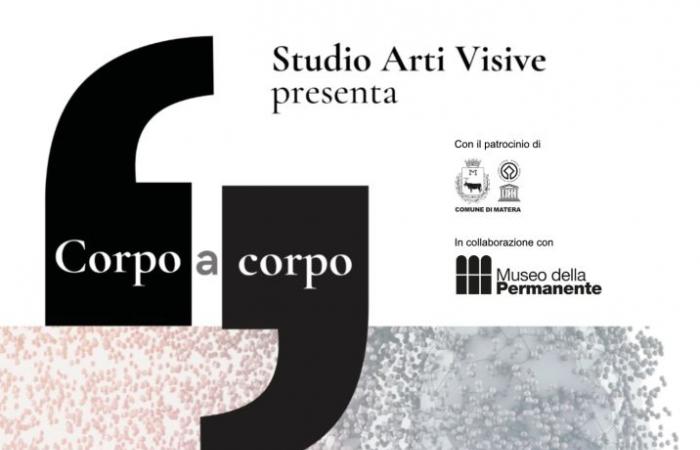 „Corpo a Corpo – Sprachen in der Figuration“ in Matera im Ausstellungsraum des Studio Arti Visive. Vernissage am 5. Juli