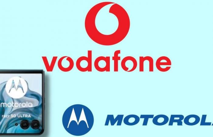 Bei Vodafone erhalten Sie das neue Motorola Razr 50 Ultra in Raten