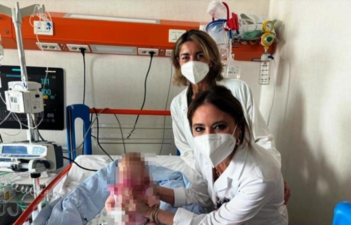 Messina, 27 Tage altes Neugeborenes, behandelt wegen spinaler Muskelatrophie