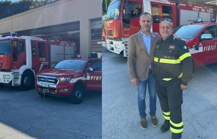 Ein Leben in der Feuerwehr, der Einsatzleiter Carlo Di Biagi geht in den Ruhestand: Abschied von Camerino – Picchio News
