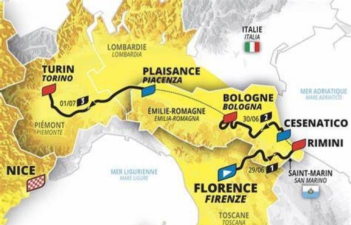 Tour de France, es ist der Tag des „großen Aufbruchs“ aus Italien