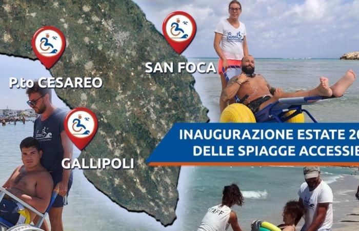 Salento, das Strandbad für Schwimmer mit Behinderungen, wird wiedereröffnet