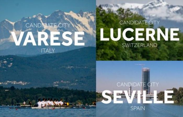 Bei der Ruder-Weltmeisterschaft 2027 sind die Rivalen von Varese offiziell: Luzern und Sevilla