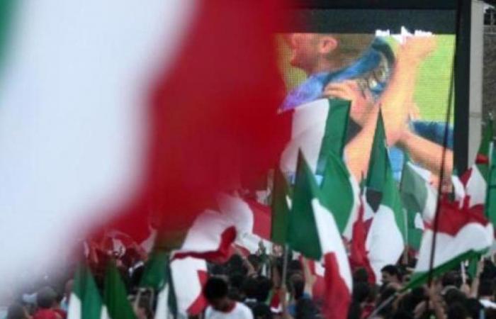 Italien-Schweiz, große Bildschirme und Orte zum Anfeuern der Azzurri in Turin